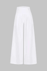 High Waist Wide Leg Trousers